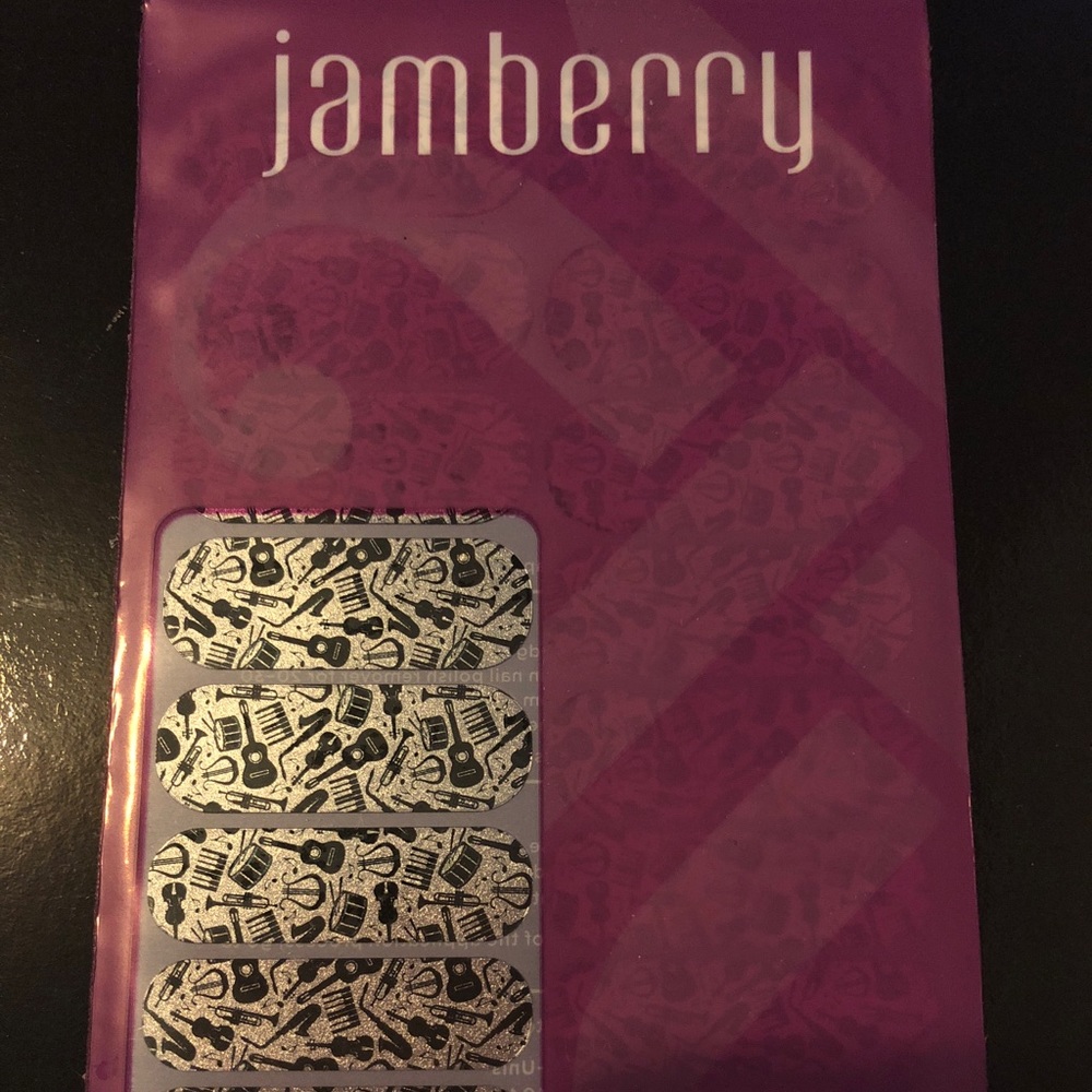 Music metallic Jamberry nail wraps